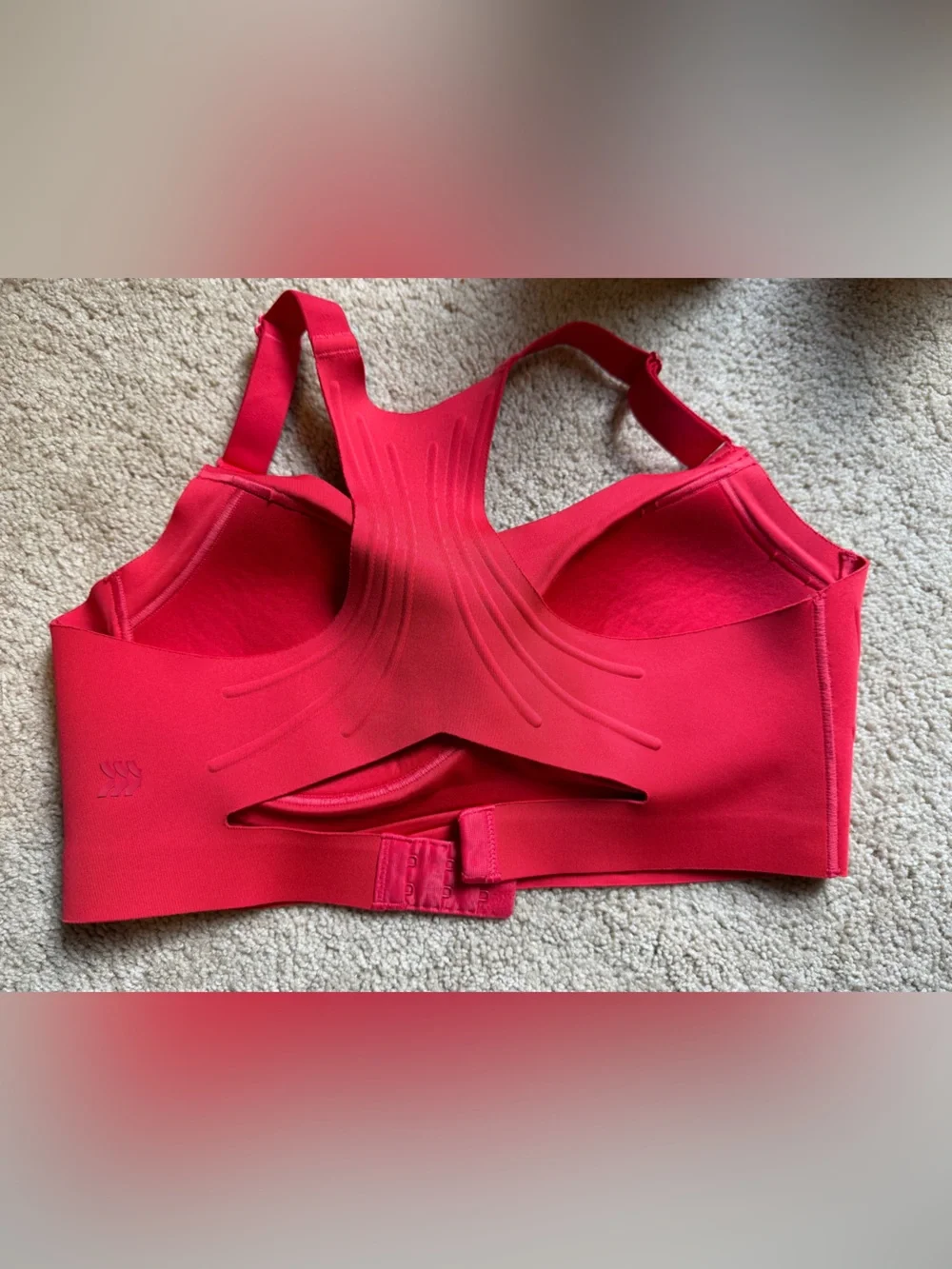 all in motion Red Padded Racerback Sports Bra